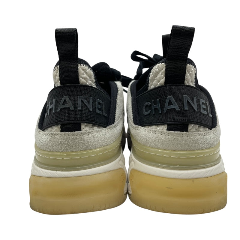 シャネル CHANEL ココマークファブリックローカットスニーカー G38501