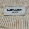 サンローラン SAINT LAURENT ラメボーダーニットセーター 605488 アイボリー コットン レディース セーター