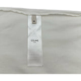 セリーヌ CELINE スタッズロゴ半袖Ｔシャツ 2X50C671Q ホワイト コットン メンズ 半袖Ｔシャツ