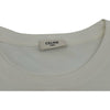 セリーヌ CELINE スタッズロゴ半袖Ｔシャツ 2X50C671Q ホワイト コットン メンズ 半袖Ｔシャツ