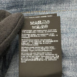 サンローラン SAINT LAURENT パッチワーク長袖デニムシャツ 551352 ブルー デニム メンズ 長袖シャツ