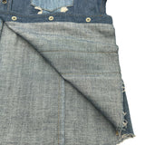 サンローラン SAINT LAURENT パッチワーク長袖デニムシャツ 551352 ブルー デニム メンズ 長袖シャツ