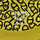 エルメス HERMES シェーヌダンクル半袖Tシャツ 4E4620DB イエロー コットン レディース 半袖Ｔシャツ