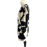 ルイ・ヴィトン LOUIS VUITTON アブストラクトハウンドトゥース ニットセーター HON34W ブラック ウール メンズ セーター