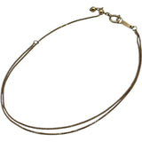 アガット agete スライダーチェーン付き ブレス ゴールド K10 ジュエリー