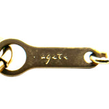 アガット agete スライダーチェーン付き ブレス ゴールド K10 ジュエリー