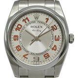 ロレックス ROLEX エアキング コンセントリック 114200 シルバー ステンレススチール 自動巻き メンズ 腕時計