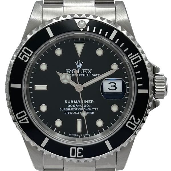 ロレックス ROLEX サブマリーナ 16610 ブラック ステンレススチール