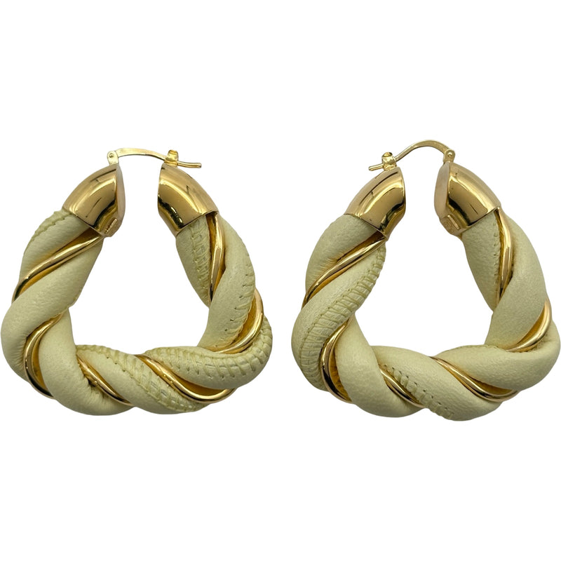 ボッテガ・ヴェネタ BOTTEGA VENETA ツイスト トライアングル ピアス