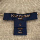 ルイ・ヴィトン LOUIS VUITTON ロゴプリントスウェットシャツ FJKL37YDX ベージュ ナイロン/シルク レディース スウェット