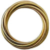 カルティエ Cartier トリニティリング7連 ゴールド/ホワイトゴールド/ピンクゴールド Au750 ジュエリー