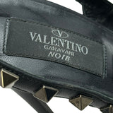 ヴァレンティノ VALENTINO ロックスタッズストラップパンプス ブラック レザー レディース パンプス