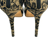 ジミーチュウ JIMMY CHOO レースオープントゥヒールパンプス ブラック レザー レディース パンプス