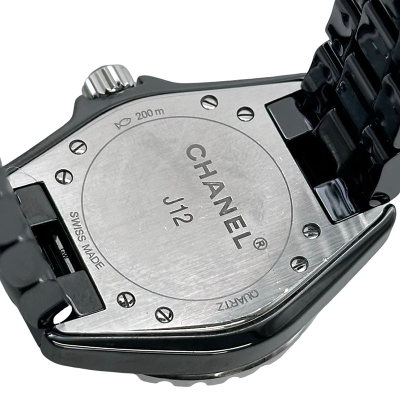 シャネル CHANEL J12 33MM H1625 ブラック セラミック クオーツ