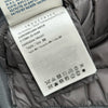 モンクレール MONCLER ダウン切替ジップアップカーディガン グレー ナイロン レディース カーディガン