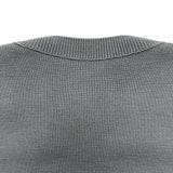 モンクレール MONCLER ダウン切替ジップアップカーディガン グレー ナイロン レディース カーディガン