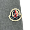 モンクレール MONCLER ダウン切替ジップアップカーディガン グレー ナイロン レディース カーディガン