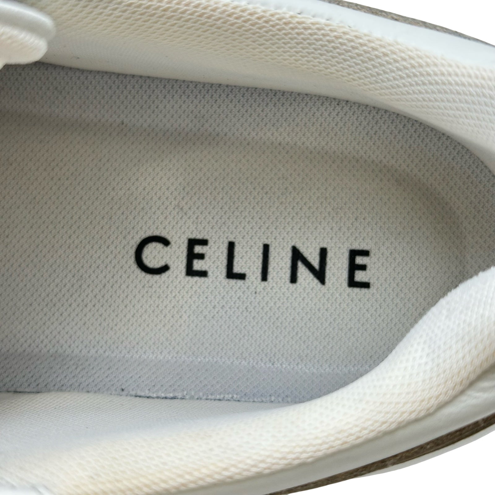 セリーヌ CELINE プラットフォームブロックスニーカー ホワイト レザー