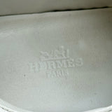 エルメス HERMES デイ ケリー金具ローカットスニーカー ホワイト レザー レディース スニーカー