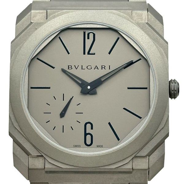 ブルガリ BVLGARI オクト フィニッシモ 102713 グレー チタン 自動巻き