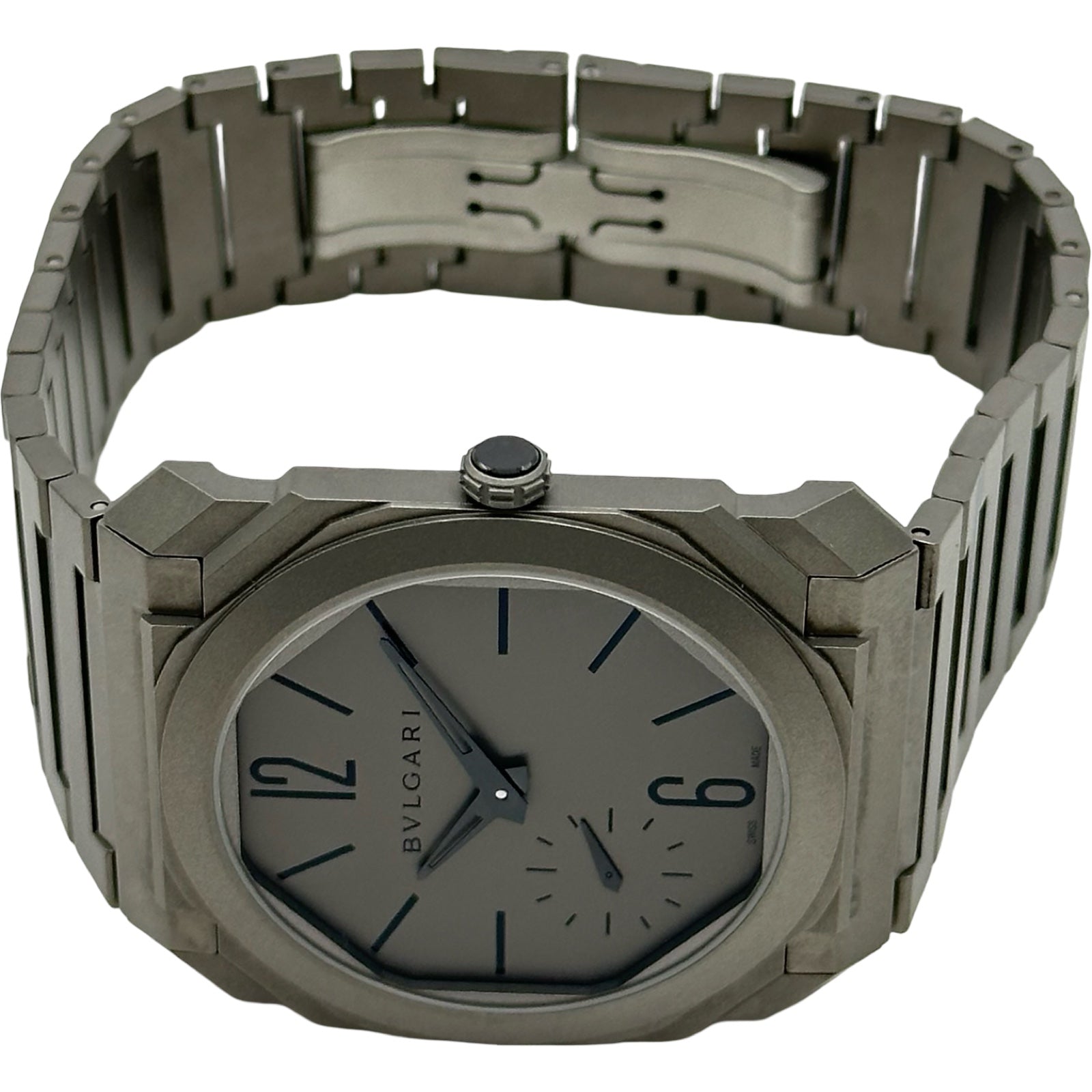 ブルガリ BVLGARI オクト フィニッシモ 102713 グレー チタン 自動巻き