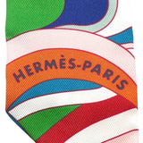 エルメス HERMES ツイリー Faubourg Rainbow シルク レディース スカーフ