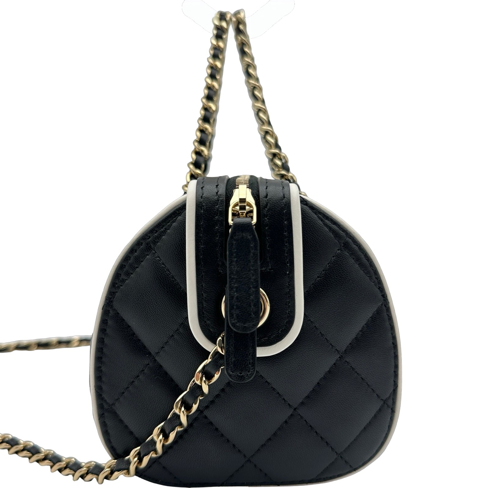 シャネル CHANEL マトラッセボストンショルダーバッグ AP4515 ブラック