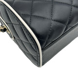 シャネル CHANEL マトラッセボストンショルダーバッグ AP4515 ブラック/ホワイト ラムスキン レディース ショルダーバッグ