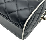 シャネル CHANEL マトラッセボストンショルダーバッグ AP4515 ブラック/ホワイト ラムスキン レディース ショルダーバッグ
