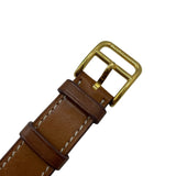 エルメス HERMES Hウォッチ　ドゥブルトゥール HH1.201 ホワイト ステンレススチール 腕時計