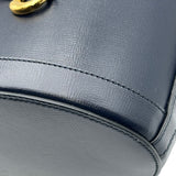 グッチ GUCCI ホースビット 1955 バケットショルダー 602118 ネイビー レザー/キャンバス レディース ショルダーバッグ
