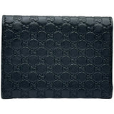 グッチ GUCCI マイクログッチシマ カードケース 544030 ブラック レザー メンズ カードケース
