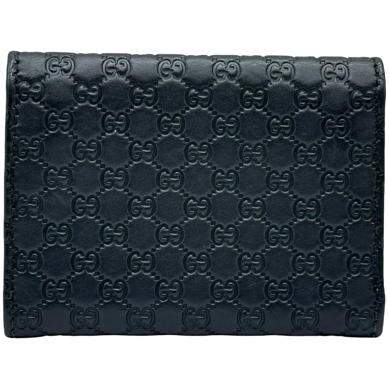 GUCCI ブラック ケース グッチ GUCCI マイクログッチシマ カードケース 544030 ブラック