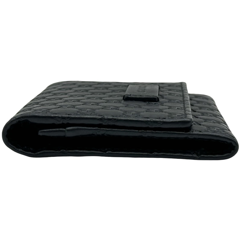 グッチ GUCCI マイクログッチシマ カードケース 544030 ブラック