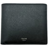 セリーヌ CELINE バイフォールド ウォレット 10C873 ブラック シルバー金具 メンズ 二つ折り財布
