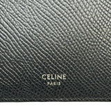セリーヌ CELINE バイフォールド ウォレット 10C873 ブラック シルバー金具 メンズ 二つ折り財布