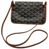 ゴヤール GOYARD プリュメ ブラック/ブラウン　 ゴヤールディンキャンバス ユニセックス ショルダーバッグ