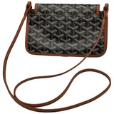 ゴヤール GOYARD プリュメ ブラック/ブラウン　 ゴヤールディンキャンバス ユニセックス ショルダーバッグ