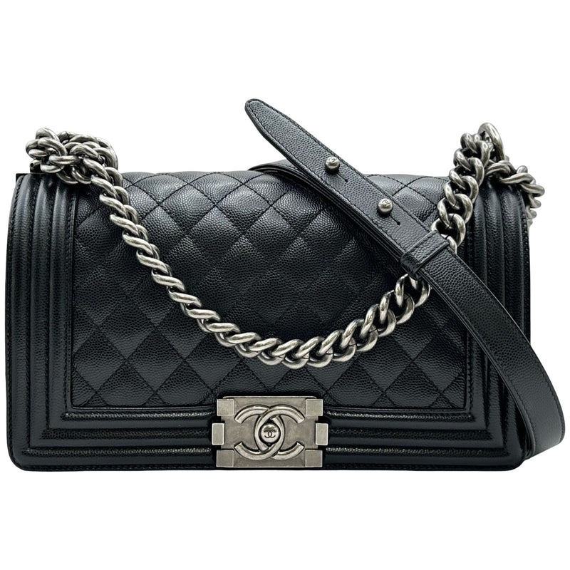 ［限定値下げ］chanel ボーイシャネル25 レディースショルダーバッグ シャネル CHANEL ボーイシャネル25 A67086 28番台 ブラック キャビア