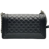 シャネル CHANEL ボーイシャネル25 A67086 28番台 ブラック キャビアスキン レディース ショルダーバッグ