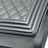 シャネル CHANEL ボーイシャネル25 A67086 28番台 ブラック キャビアスキン レディース ショルダーバッグ