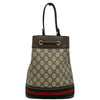 グッチ GUCCI オフィディアGGスプリーム スモール バケットバッグ 550621 ブラウン GGスプリーム/レザー レディース ショルダーバッグ
