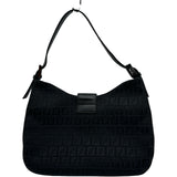 フェンディ FENDI ズッキーノセミショルダー 8BR036 ブラック キャンバス/レザー レディース ショルダーバッグ