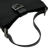 フェンディ FENDI ズッキーノセミショルダー 8BR036 ブラック キャンバス/レザー レディース ショルダーバッグ
