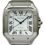 カルティエ Cartier サントス ドゥ カルティエ LM WSSA0018 シルバー ステンレススチール 自動巻き メンズ 腕時計