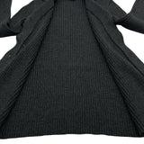 ドルチェ＆ガッバーナ Dolce & Gabbana 襟付き リブニットカーディガン グレー ウール メンズ カーディガン