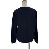 MAISON KITSUNE ベイビーフォックス ウールカーディガン PW00501KT1006 ネイビー ウール レディース カーディガン