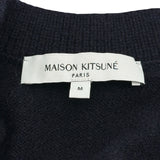 MAISON KITSUNE ベイビーフォックス ウールカーディガン PW00501KT1006 ネイビー ウール レディース カーディガン