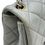 シャネル CHANEL ミニマトラッセ ボールチェーン AS1786 29番台 ライトグレー ゴールド金具 ラムスキン レディース ショルダーバッグ