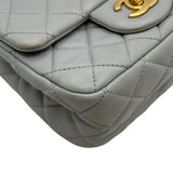 シャネル CHANEL ミニマトラッセ ボールチェーン AS1786 29番台 ライトグレー ゴールド金具 ラムスキン レディース ショルダーバッグ